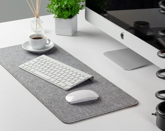 Computer desk mat to organize your work place 5mm felt thickness