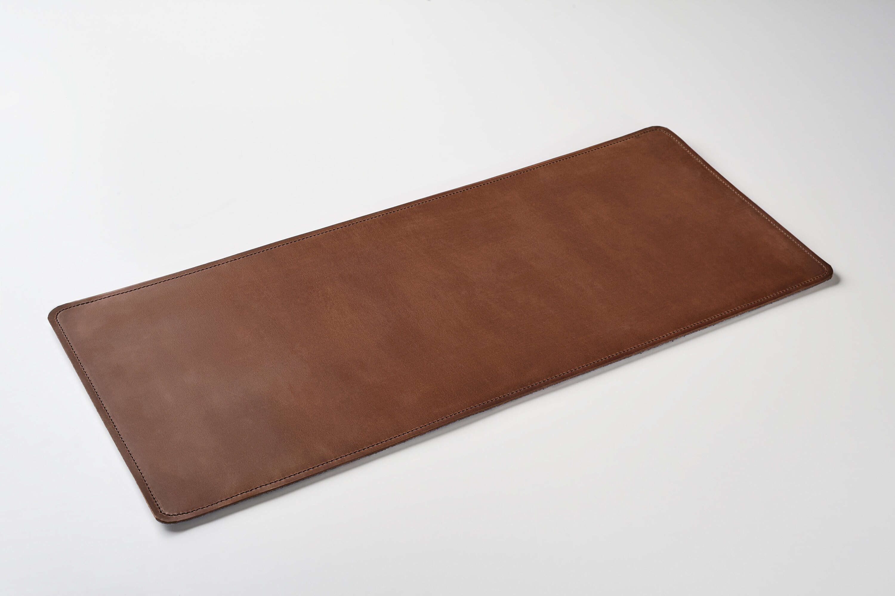 Leather Desk Mat. Felt Base to Carry Desk Surface. Handmade Etsy