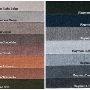 Double piping edge cushions 3 inch (7,5 cm) thick. Multi-color piping. Custom size bespoke cushion. image 14