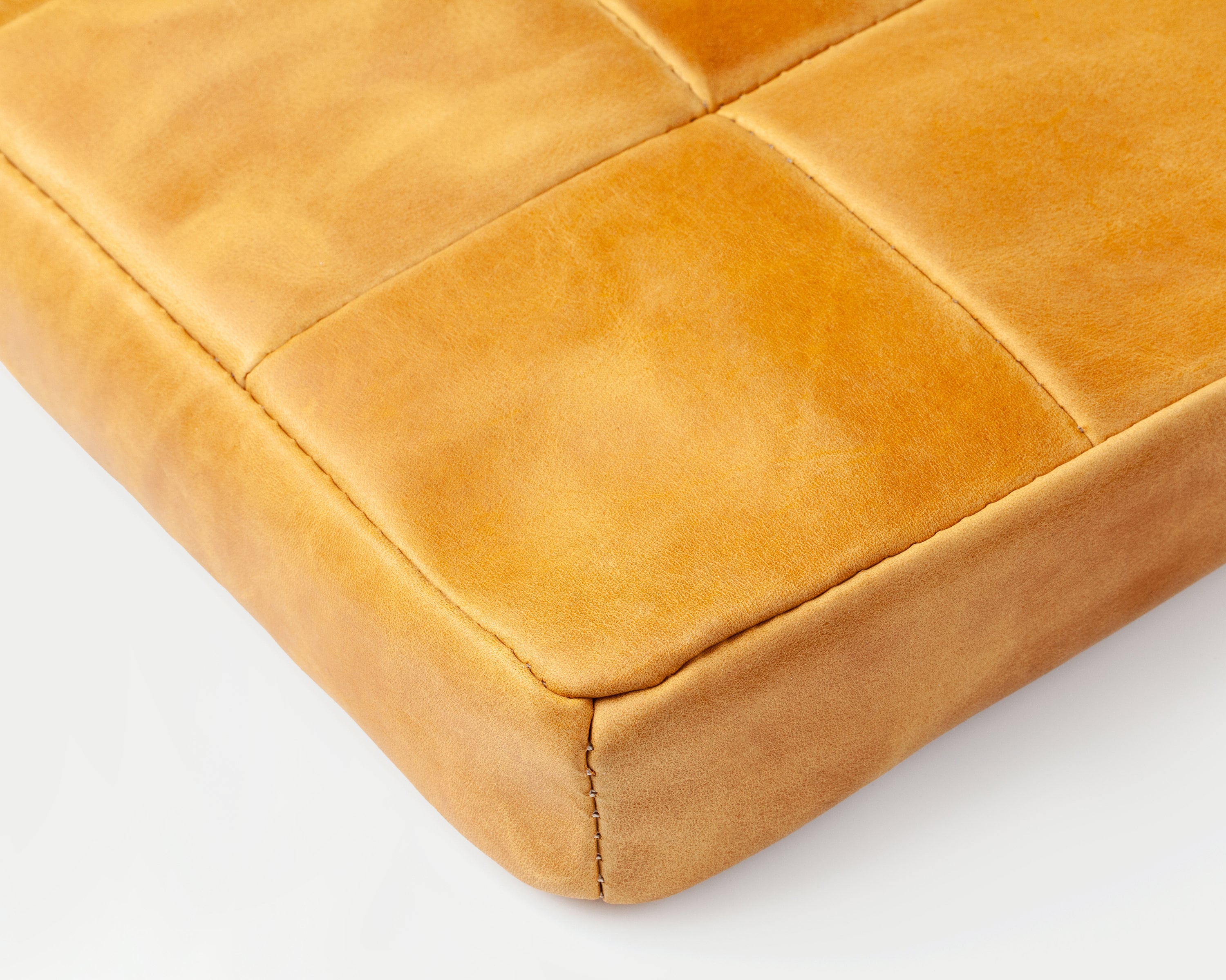 Meditation Leather Cushion. Custom Size Bench Pillow. Etsy UK