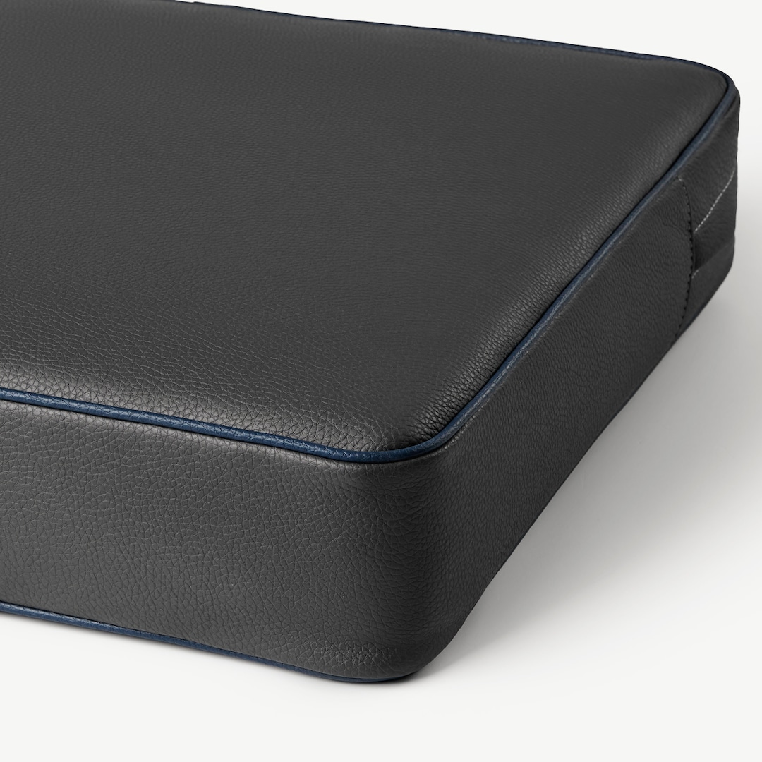 Vegan Leather Cushion Covers. Multi Color Piping Included. New Covers