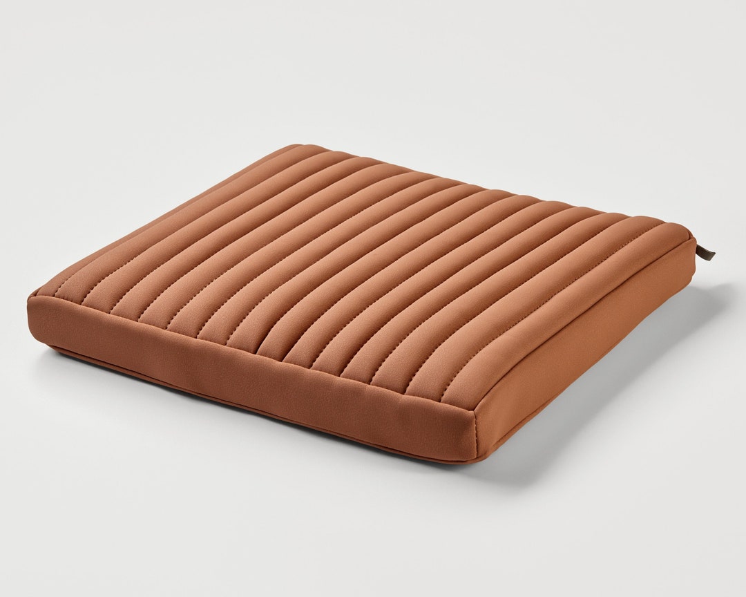 Tufted Faux Leather Bench Cushion. Custom Size Bench Cushions Etsy