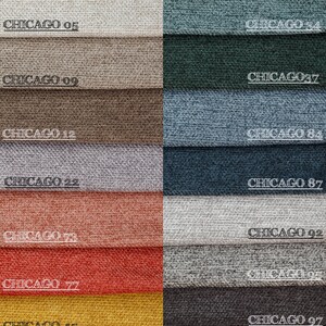 Double piping edge cushions 3 inch (7,5 cm) thick. Multi-color piping. Custom size bespoke cushion. image 12