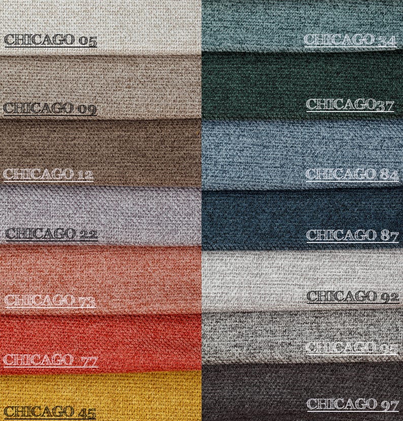 Double piping edge cushions 3 inch (7,5 cm) thick. Multi-color piping. Custom size bespoke cushion. image 12