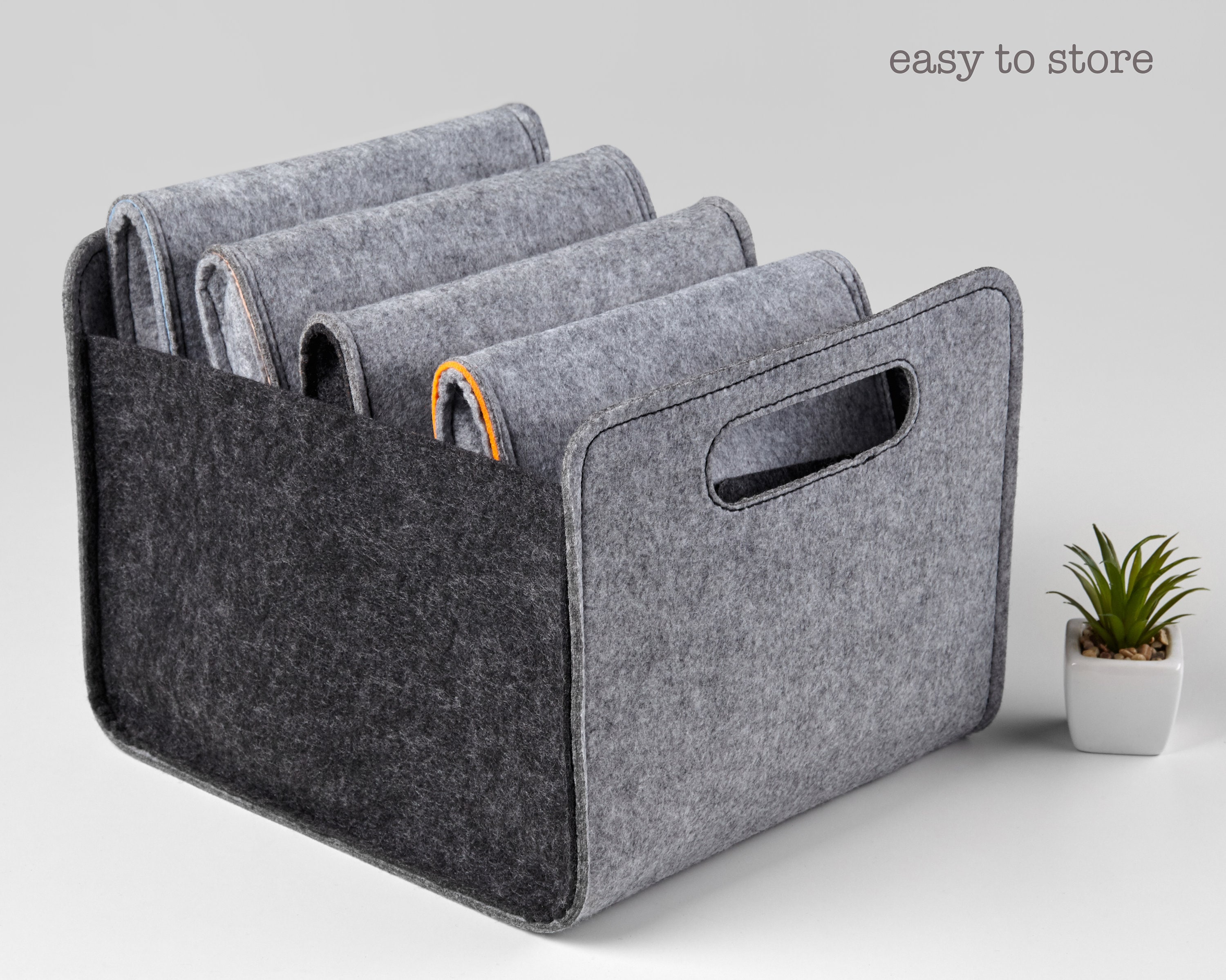 Custom size storage basket. Personalized storage. Etsy