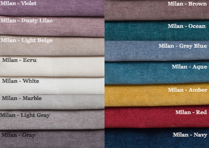 Double piping edge cushions 3 inch (7,5 cm) thick. Multi-color piping. Custom size bespoke cushion. image 11