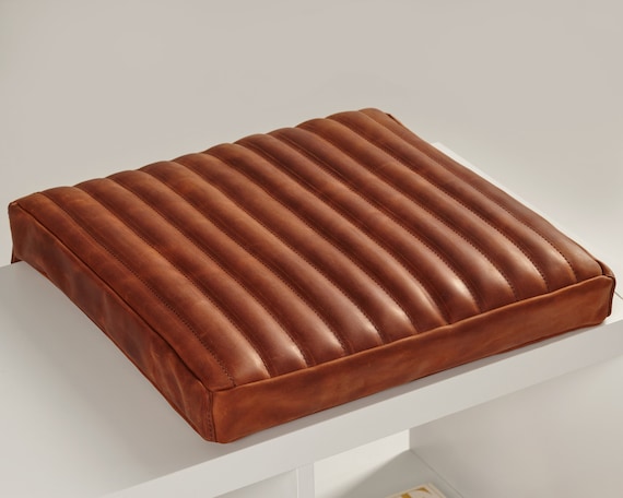 Leather cushions for chairs sale