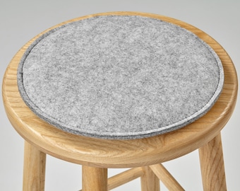 Chair pad / Seat cushion / Round felt cushion / Custom size Cushion / Office Cushions / Home Cushions