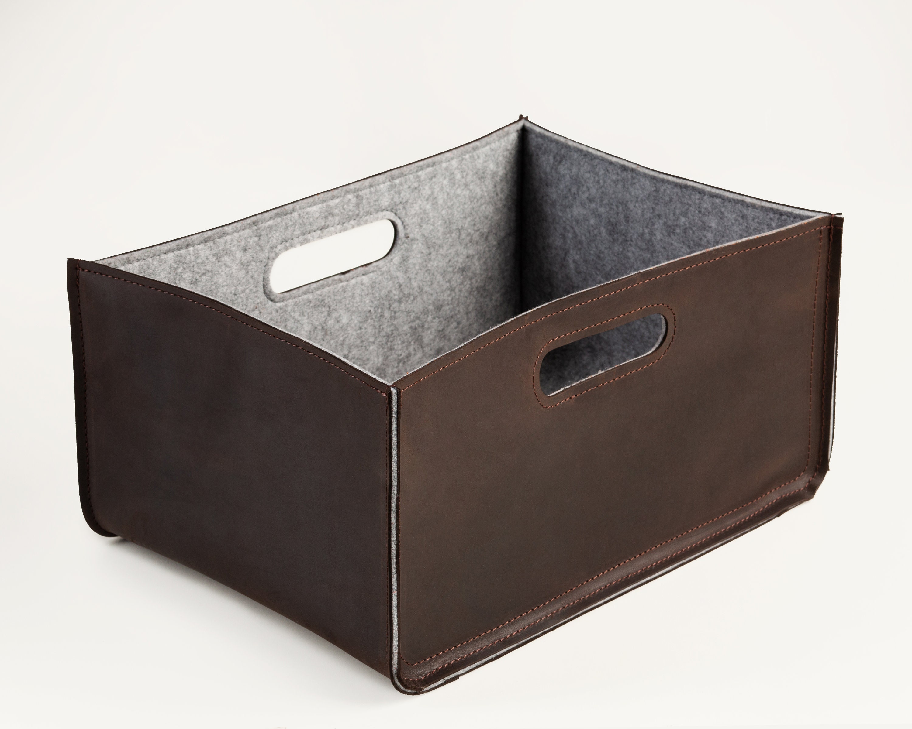 Leather Box for Storage and Organization. Cubby Boxes. - Etsy