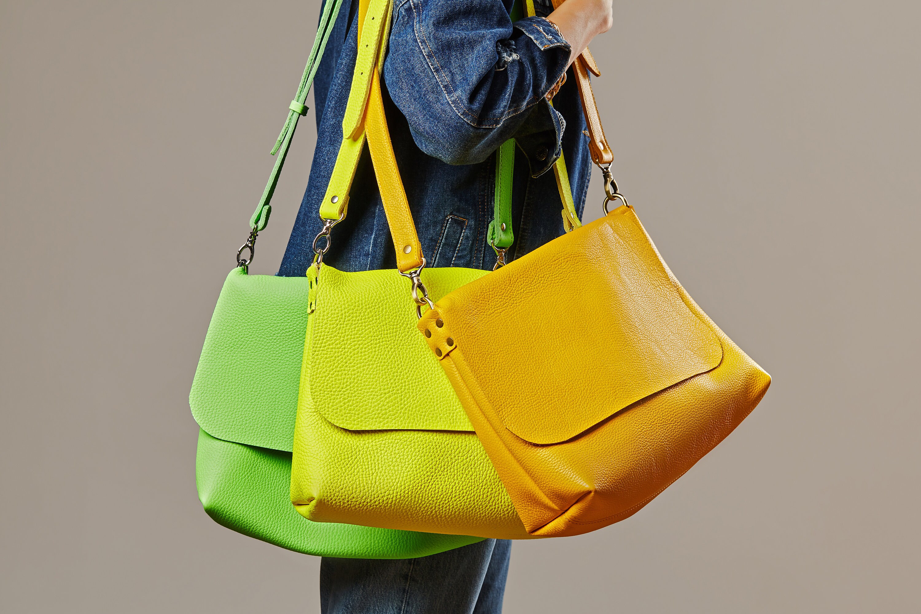 Pink Leather Bag Crossbody. Full Grain Leather. Gift for Mom. Etsy