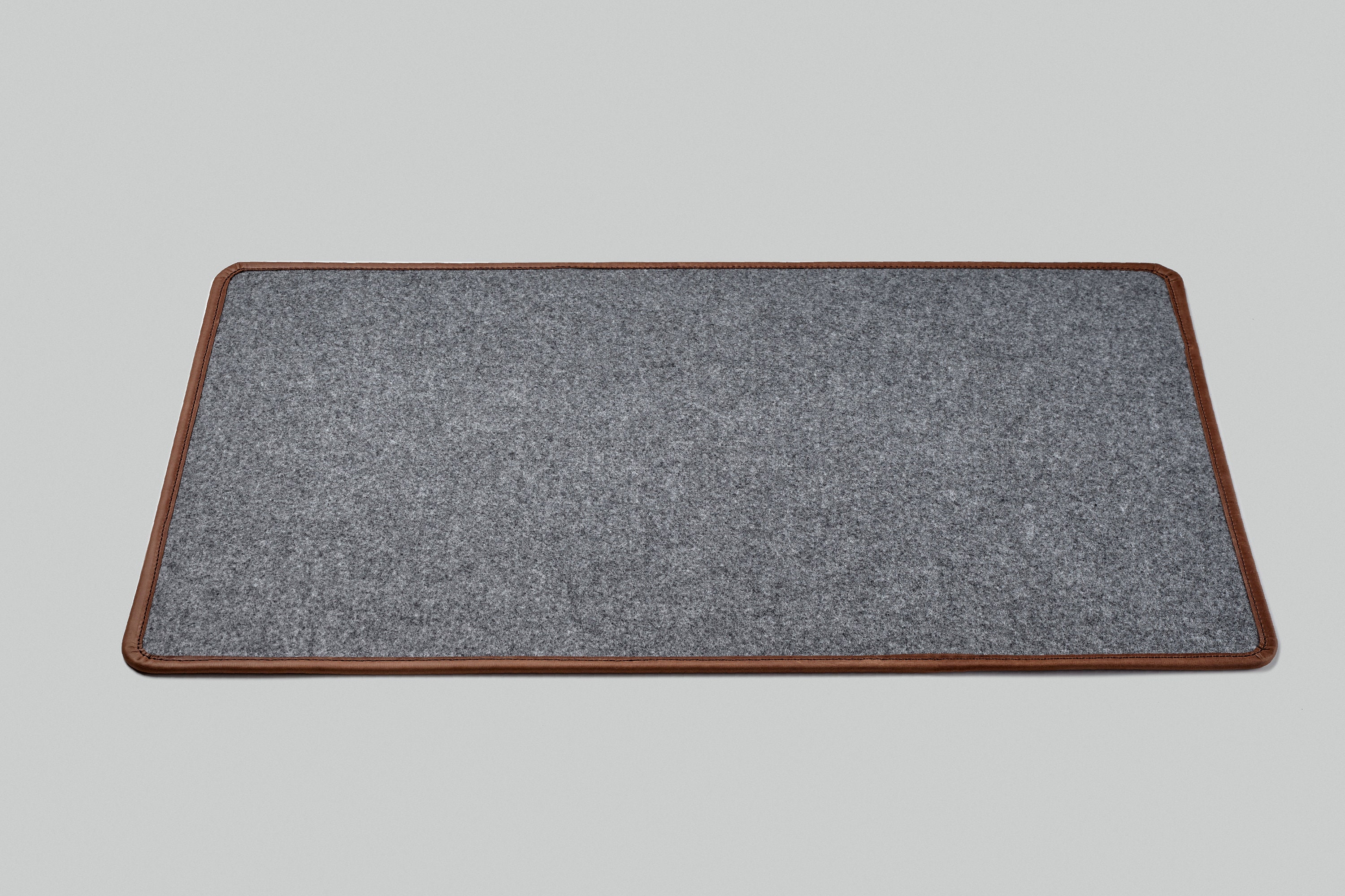 Felt Desk Mat With Leather Edges. Upgrade Your Workplace. Etsy