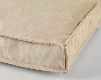 Chenille fabric covers for outdoor and indoor furniture. Zippered Cushion Covers. 1-4" thickness.