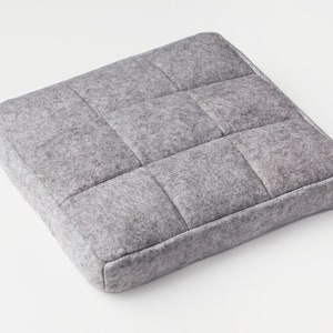 Bench cushion. Custom size seat. Prefilled cushions. Seat pad for stools and chairs