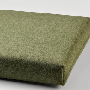 Boxed cushion. Custom size Felt Bench Cushion - 2&quot; Thickness.