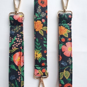 Rifle Paper Company Keychain Wristlet Pretty Key Chain Accessory Mother's Day Gift Floral Cottagecore Fabric 5