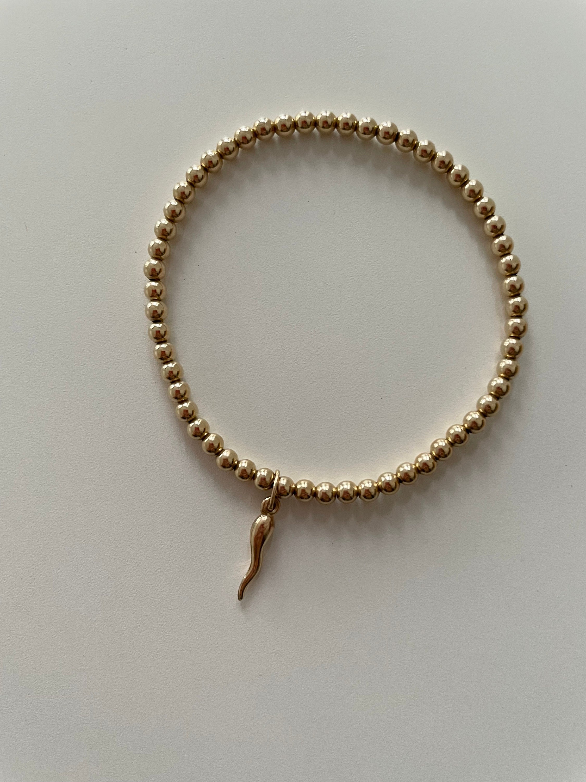 Cornicello Bracelet Italian Horn Bracelet Gold Italian Etsy