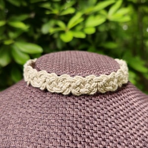 Natural Hemp Choker - Multiple Color Options