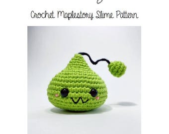 SOLO PATRÓN: Slime de Maplestory a crochet