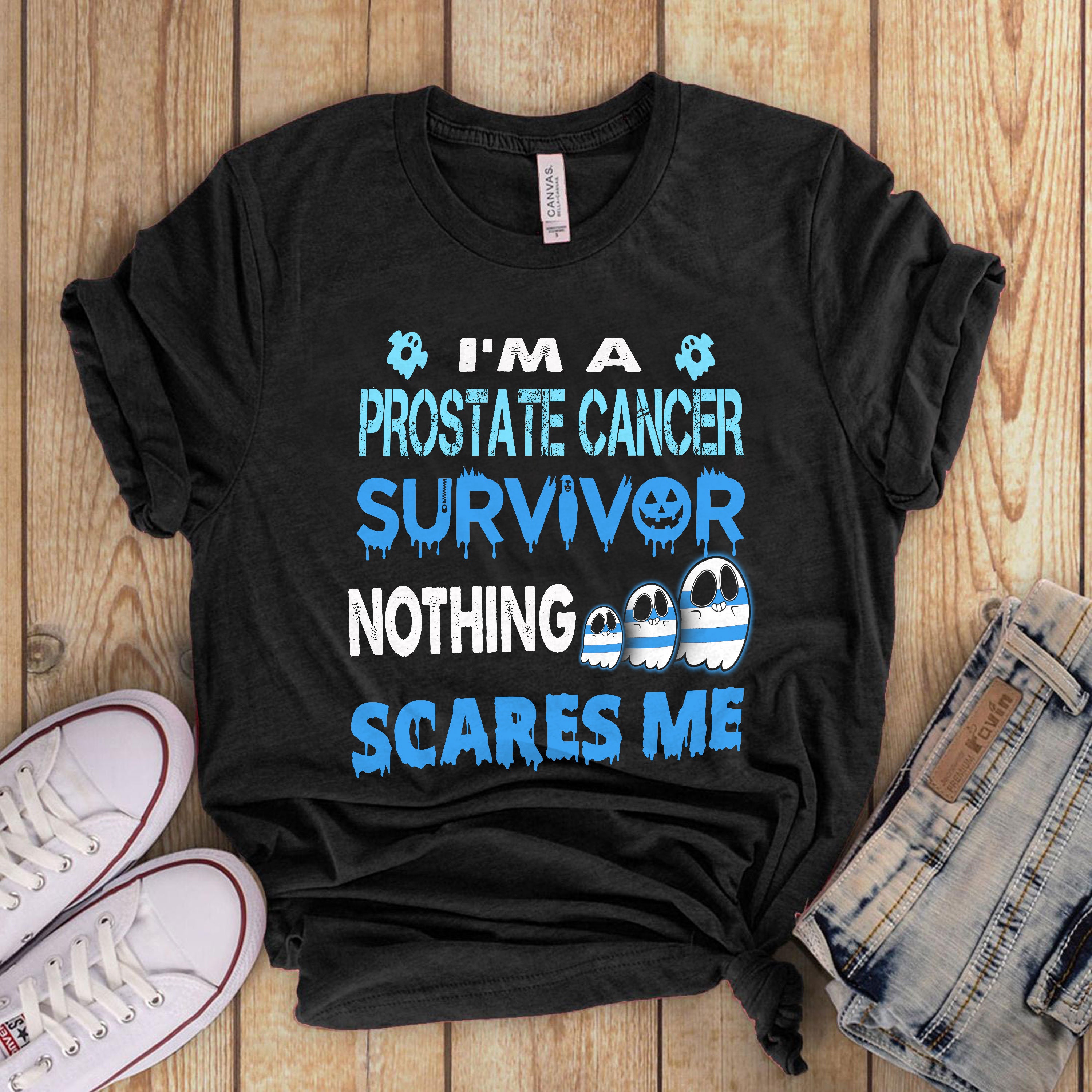 Funny Prostate Cancer TShirt Halloween Gift for Cancer Etsy
