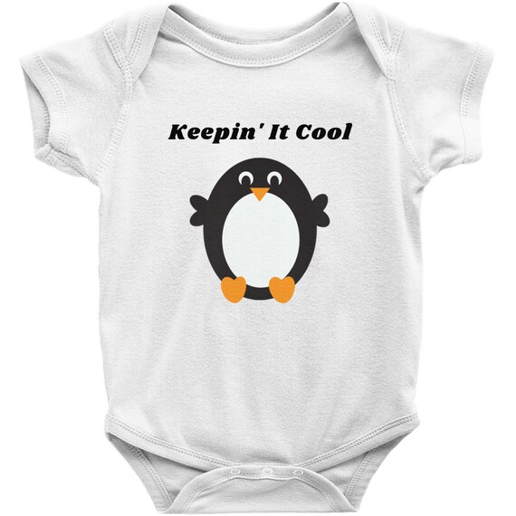 penguin onesie baby