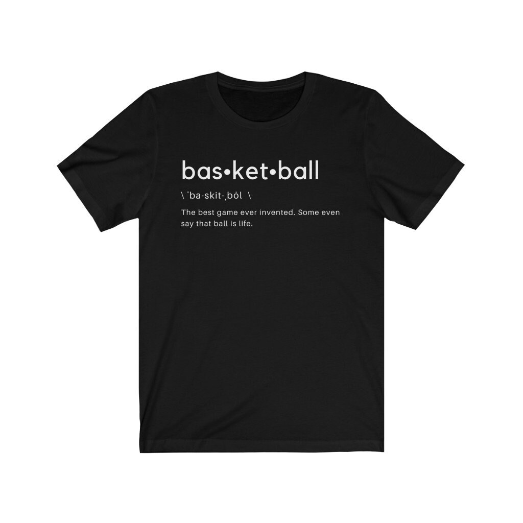 Basketball Definition T shirt Basketball Gift Comfy Baller Etsy UK