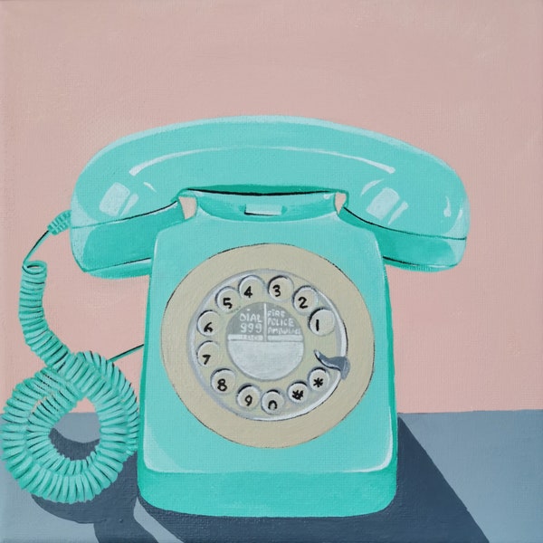 Rotary Wall Phone Etsy