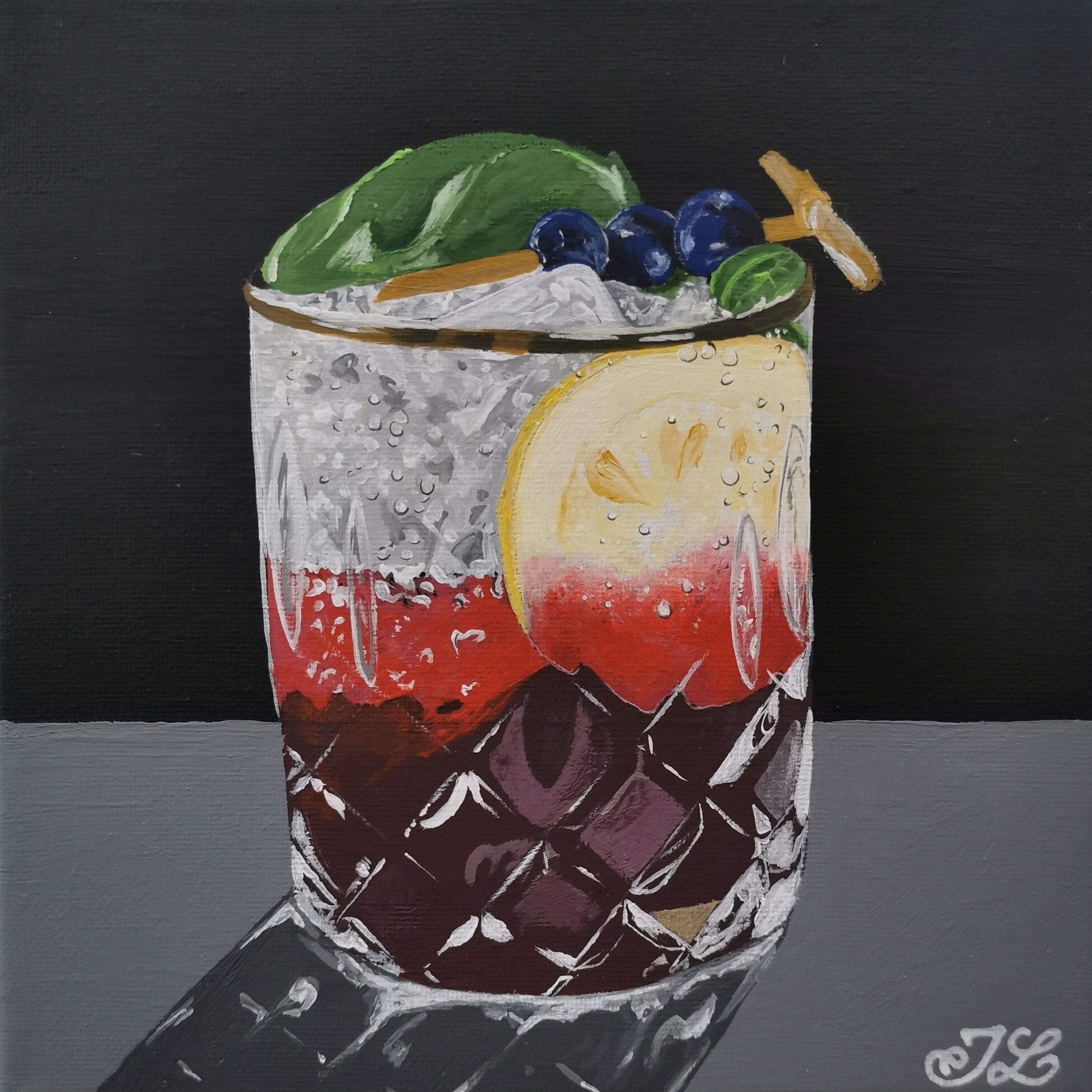 COCKTAIL Painting Canvas Wall Décor Wall Art Kitchen Art Etsy UK