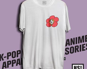 Camiseta de flores do J-Hope do BTS