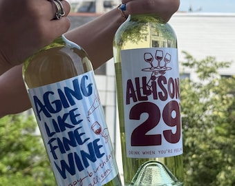 Doodle Wine labels - customizable