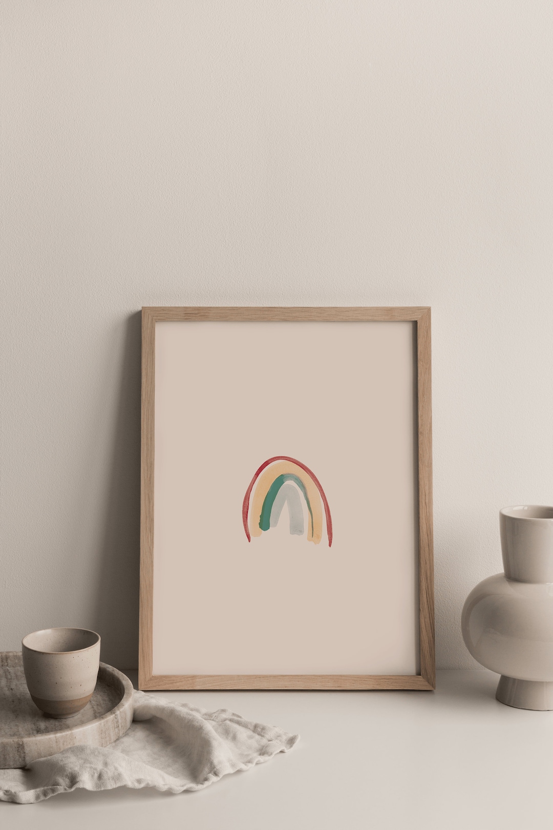 Watercolor Rainbow Print | Boho Watercolor Print | Boho Wall Art | Boho ...
