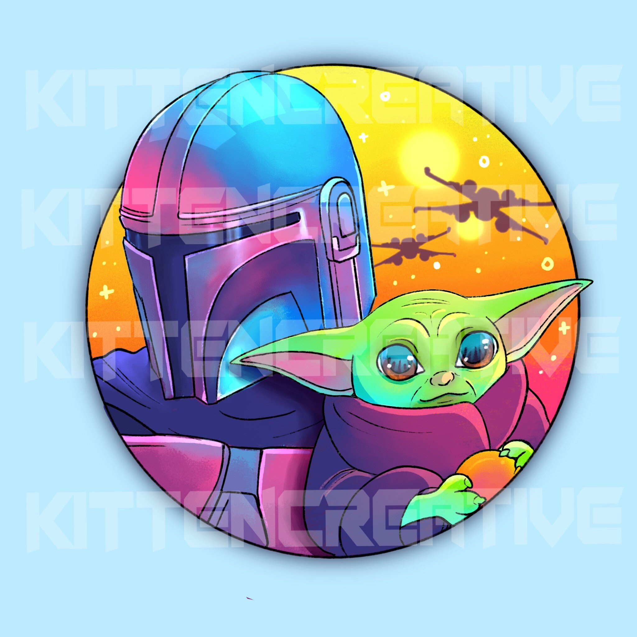 The Mandalorian And The Child Baby Yoda 80s Vaporwave Inspired Etsy The Mandalorian And The Child Baby Yoda 80s Vaporwave Inspired Etsy