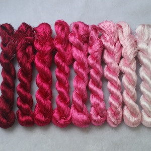 Silk thread | Embroidery silk floss | 9 skeins Suzhou embroidery mulberry silk for hand embroidery cross stitch needlepoint  39#z