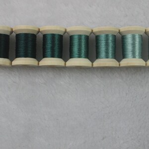 7 spools hand-dyed 100% natural mulberry silk embroidery threads for hand embroidery cross stitch needlepoint 50S#