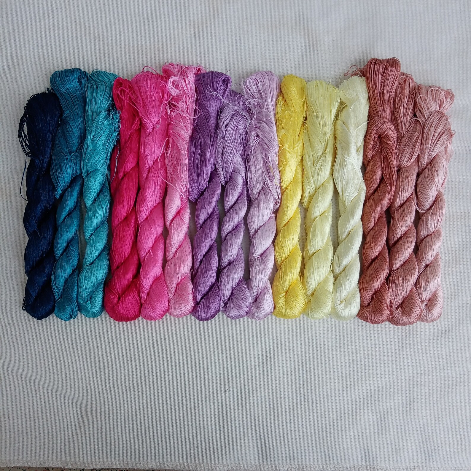 Embroidery silk floss silk thread 15 skeins Suzhou Etsy