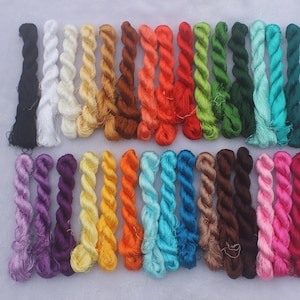 Silk thread Packs 30 skeins/ Chinese embroidery suzhou silk thread/mulberry silk floss for hand embroidery cross stitch needlepoint GB30#