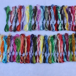 Silk thread packs 250 colors Chinese Suzhou embroidery mulberry silk thread floss for hand embroidery cross stitch needlepoint sewing1#250x