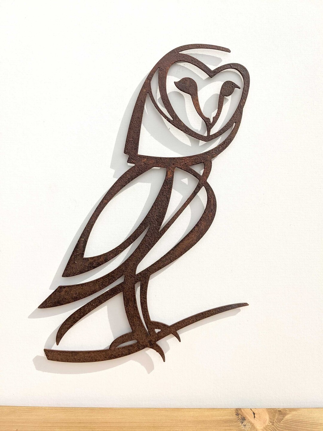 Barn Owl Metal Wall Art, Metal Wall Hanging, Garden Art, Gift Etsy