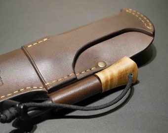 ブッシュクラフト レザーシース #2 KA-BAR BK2用 ダークブラウン - Etsy