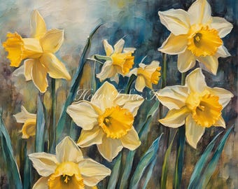 Daffodil wreath sign