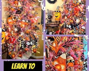 Decorazioni per l'albero di Halloween. Come decorare l'albero. Decorazioni per l'albero di Halloween