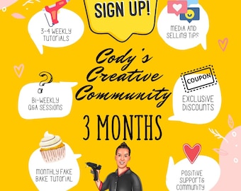 Cody’s Creative Community Design School - Three Month Membership