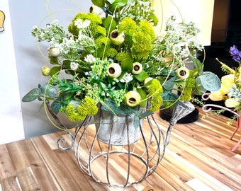 Watering can everyday flower arrangement