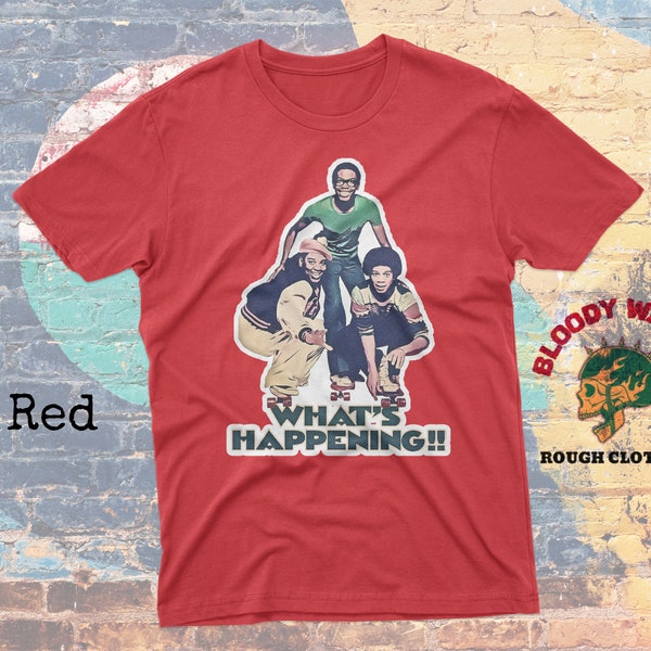 What's Happening 70's Cult Retro Tv Show Vintage Style T Shirt