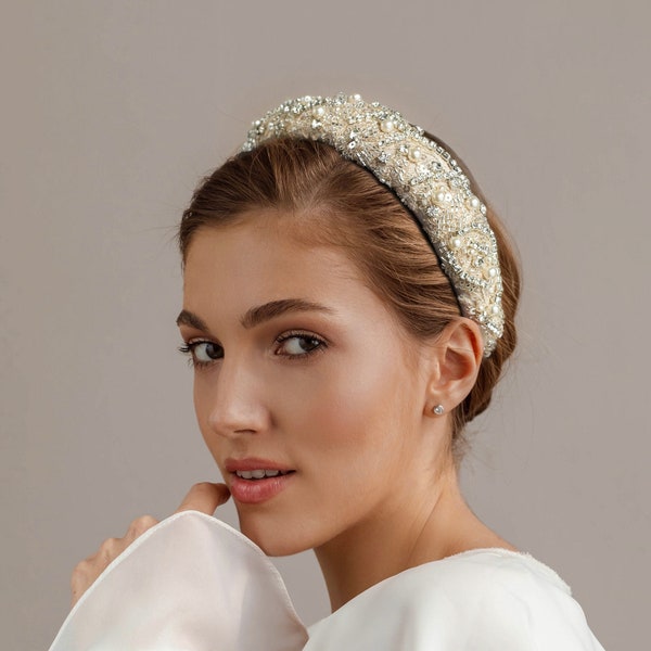Bridal Lace Headband Etsy