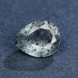 Natural Herkimer Diamond Loose Stone,Pear Shape Faceted Gemstone Loose