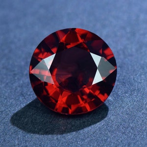 Natural Garnet Loose Stone,Round Cut Red Gemstone,for Jewelry Making 5mm to 15mm