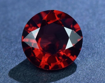 Natural Garnet Loose Stone,Round Cut Red Gemstone,for Jewelry Making 5mm to 15mm