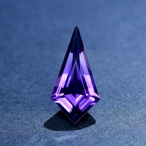 Unique Kite Cut Amethyst Loose Stone,Purple Crystal Loose Gemstone,for Jewelry Making