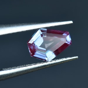 Loose Stone Alexandrite,Lab Creation Faceted Polygon Multi Color Changing Loose Gemstone,for Jewelry Making