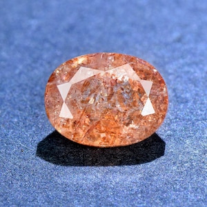 Nature Sunstone Loose Stone,Faceted Oval Shape Gemstone Loose